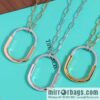 Tiffany Lock Half Diamond Lock Head Necklace
