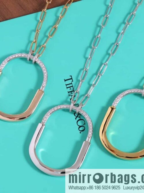 wsxc1683636371473_0-800x800ieeduzzrngo171953_20250705215050.jpg Tiffany Lock Half Diamond Lock Head Necklace