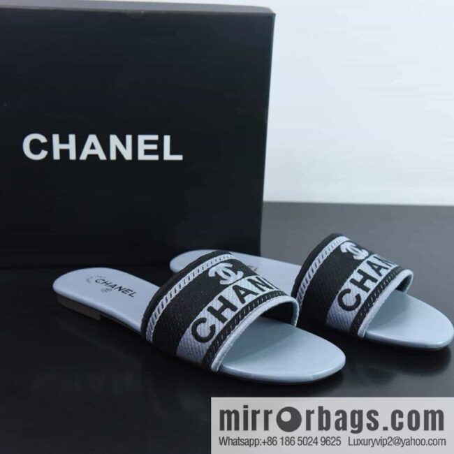 Chanel Chanel 2023 new embroidery slippers