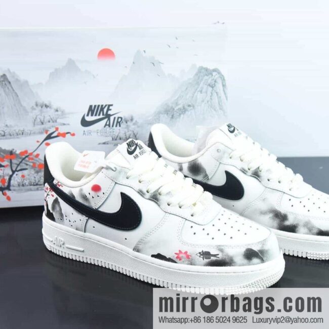 Air Force 1 \'07 Low Air Force, Chinese Style, Graffiti, Landscape Painting Low Top Sneakers Item Number: BL1522 088