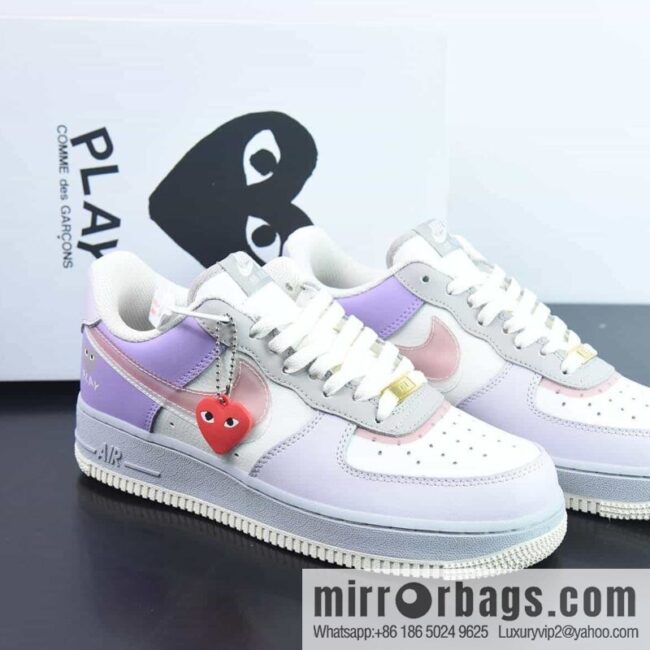 Air Force 1 \'07 Low Air Force One, Rei Kawakubo gradually change purple, stacked hook, double hook sneakers Item number: CJ0304 016