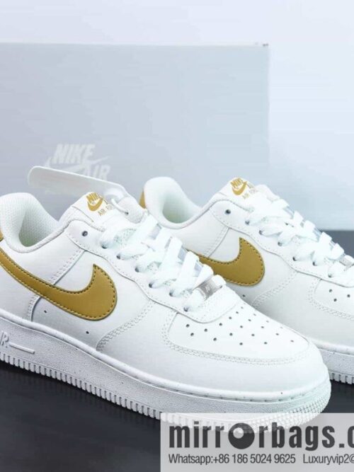 wsxc1683636492456_4-800x8002cog5a2025g7070_20250715235846.jpg Air Force 1 \'07 Low Air Force, White Gold, Gold Hook Low Top Sneakers Item Number: DV3808 101