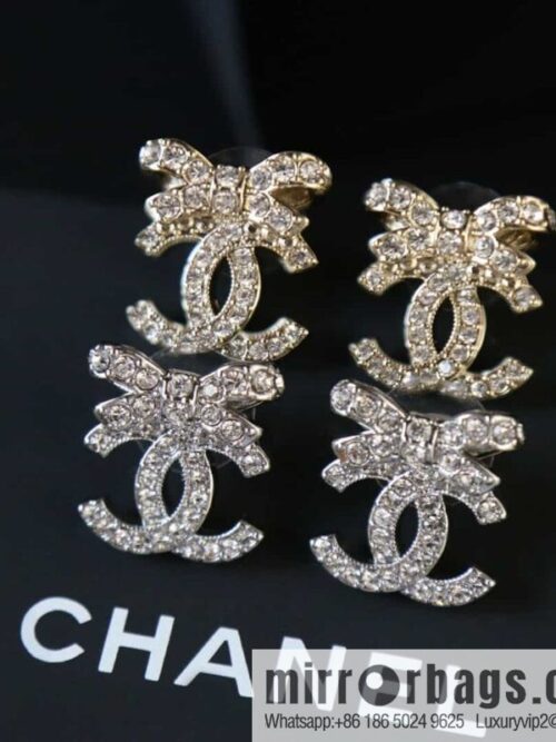 wsxc1683811965247_0-800x8002oxaaehceg3171863_20250705214815.jpg New ☑️ CHANEL CHANEL C1 double c bow full diamond stud earrings