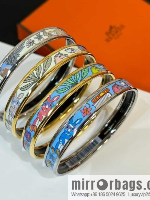 wsxc1683811969504_8-800x800czs0nugz3rr171833_20250705214722.jpg HERMES TEA FOR TWO BANGLE Rabbit 🐰 Bracelet