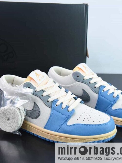 Air Jordan AJ1 Low Top Series, Blue Grey DZ5376-469 Item Number: DZ5376-469