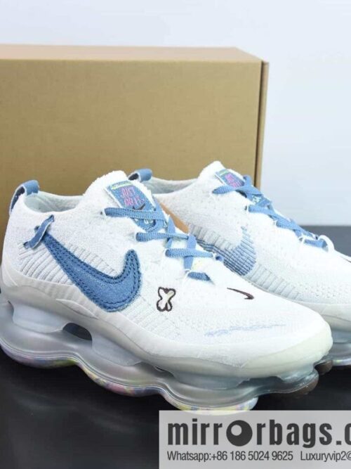 wsxc1684504441733_4-800x800j2lye5esqjl3541_20250715232543.jpg Nike Vapor Max white and blue, steam air cushion jogging shoes, item number: FJ7736-141