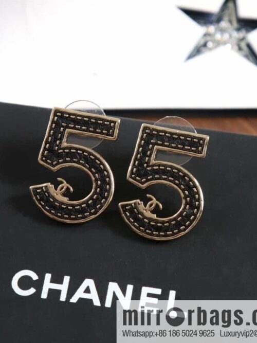 wsxc1684590494724_0-800x800btuyckm05tu168480_20250705195943.jpg New ☑️ chanel c1 double c no. 5 black leather earrings