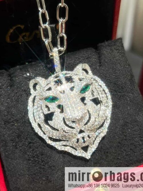 wsxc1684590503766_0-800x800znwvadvqqha168447_20250705195848.jpg Cartier PANTHÜRE DECARTIER Jungle Series Full Diamond Tiger Head Necklace