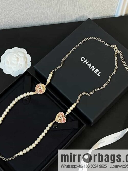 wsxc1684766417330_0-800x8004et3wgllrkc168154_20250705195037.jpg New ☑️ Chanel double c pearl gradual change pink diamond necklace sweater chain