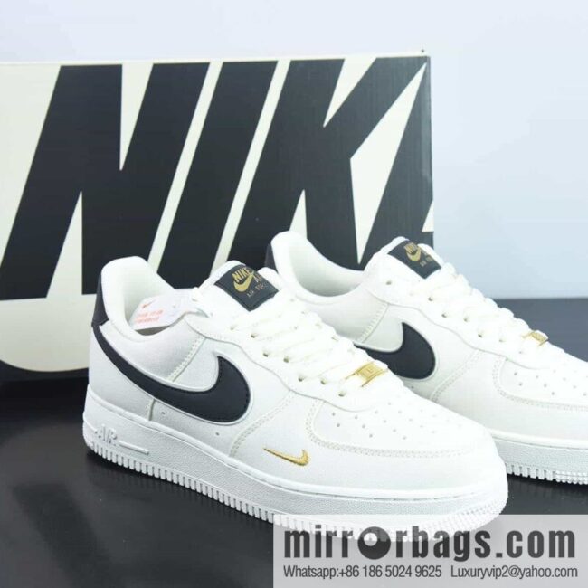 Air Force 1 \'07 LV8 Air Force One Black Gold Denim Cloth Item Number: MN5696 809