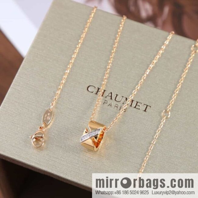 Chaumet Paris Liens Evidence Ring Cylinder Necklace