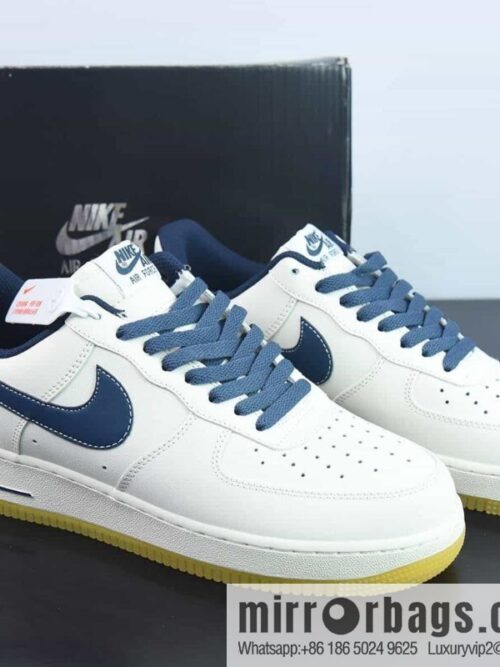 wsxc1684850368329_4-800x800qohodm4yyvd3233_20250715232254.jpg Nike Air Force 1 \'07 Low \"Milky White/Navy/Yellow\" Air Force One board shoes \"leather (fabric) beige navy blue yellow\" item number: XC2351-033