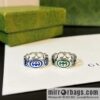 New Gucci Gucci letter double G enamel drip ring