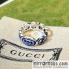 New Gucci Gucci letter double G enamel drip ring