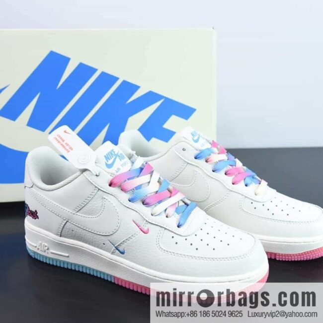 wsxc1685025224726_4-800x800albhsjcxzla3079_20250715232132.jpg Nk Air Force 1 \'07 Low Rice Pink Blue, Miami City Limited, Air Force No. 1 Low Top Casual Board Shoes, Item Number: KU0902-112