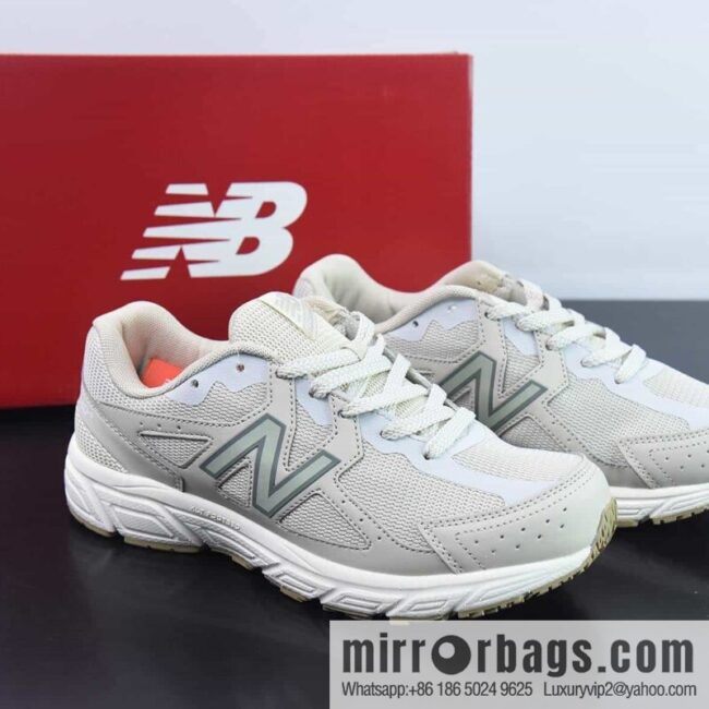 New Balance W480 series low-top Vintage dad \"milk tea khaki yellow and white\" W480ST5