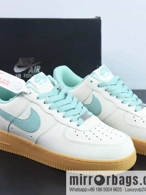wsxc1685111233435_4-800x800rtuzo0evpgq3002_20250715232047.jpg Nike Air Force 1 \'07 Low \"Milky White/Mint/Gum\" Air Force One \"leather (fabric) milky white mint green raw rubber bottom\" XC2351-055