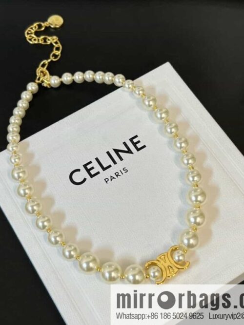 wsxc1685459284344_0-800x800fwwbllo2nom167751_20250705193920.jpg New ☑️ Celine Arc de Triomphe Pearl Necklace Necklace