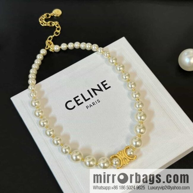 wsxc1685459284344_0-800x800fwwbllo2nom167751_20250705193920.jpg New ☑️ Celine Arc de Triomphe Pearl Necklace Necklace