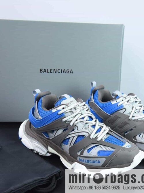 wsxc1685459316746_4-800x800totyyuwvokx2725_20250715231815.jpg Balenciaga BALENCIAGA Track LED Trainers 3.0 generation Vintage wild running dad trend versatile jogging shoes \"gray blue\" 542436 W2FSA 8123