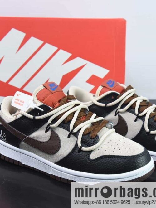 wsxc1685803056707_4-800x8005pkyskr5o1x208930_20250709083300.jpg Nike Dunk Low SB low-top skate shoes/gray-black suede, straps, custom version