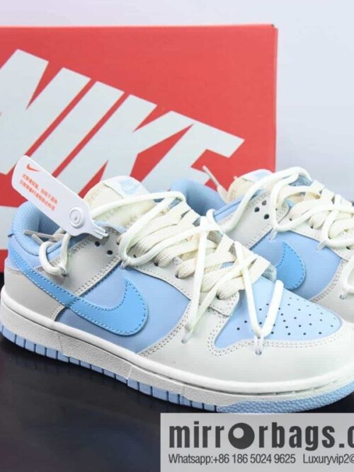 wsxc1685803061258_4-800x800ko2ca4ov2mj208886_20250709083150.jpg Nike Dunk Low SB low-top skate shoes/milk white and blue, straps, customized version