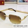 Cartier fashion casual rimless unisex sunglasses