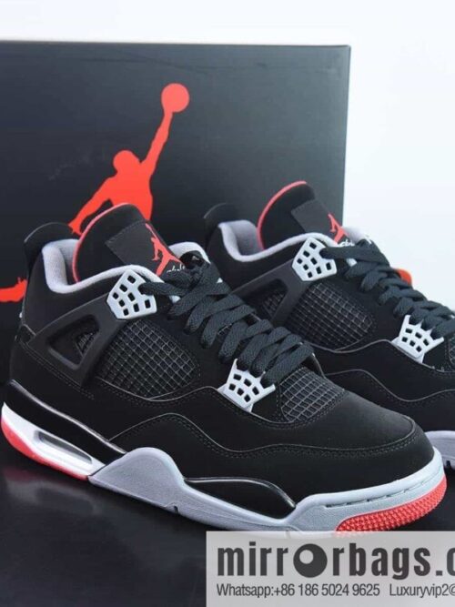 wsxc1686148860535_4-800x800byaotj55k0x208611_20250709082502.jpg Air Jordan 4 Bred AJ4 black and red bull 19 years old replica sneakers item number: 308497-060