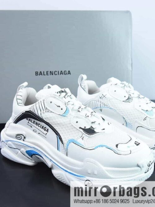wsxc1686148865117_4-800x800yej5gbngata208567_20250709082351.jpg Balenciaga Triple S Balenciaga, joint model, graffiti printed generation 1.0 sneakers