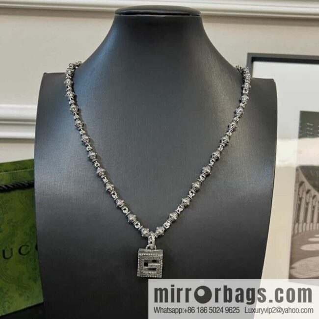 New Gucci Gucci Hollow G Letter Necklace