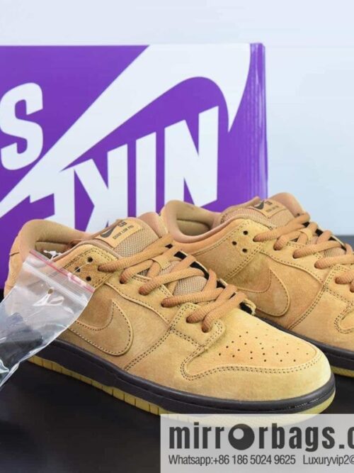 wsxc1686666919022_4-800x800g5theyvnhkt208226_20250709081525.jpg NK SB Dunk Low Pro wheat color, deciduous yellow low-top sports skate shoes Item number: BQ6817-204