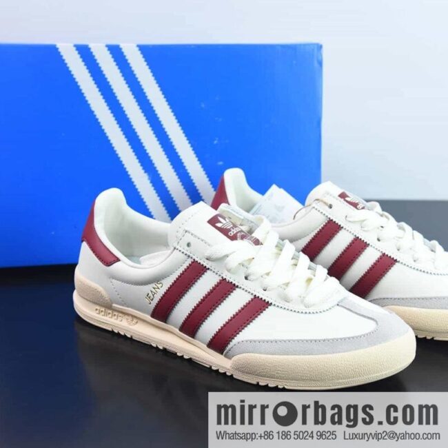 AD Originals Jeans Vintage low-top fashion board shoes, beige and red, item number GY7437.