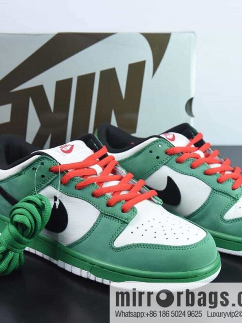 wsxc1686754494932_4-800x800v00vgas2t03205262_20250709065524.jpg Nike Dunk Low PRO Se white and green low-top sneakers Heineken, joint model, item number: 304292 302