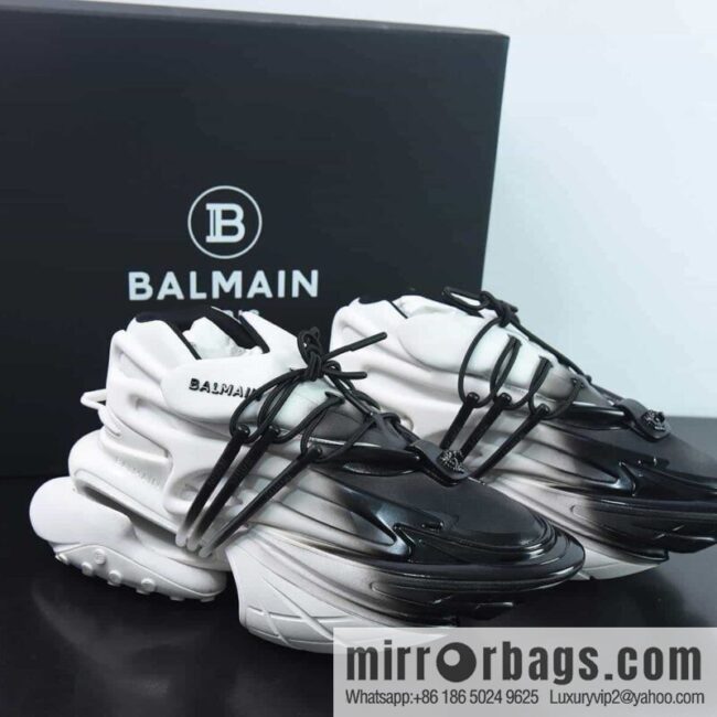 Balmain Unicorn Low Sneakers Unicorn Series Low Top Height Thick Avant-garde Daddy Style Casual Sports Jogging Shoes