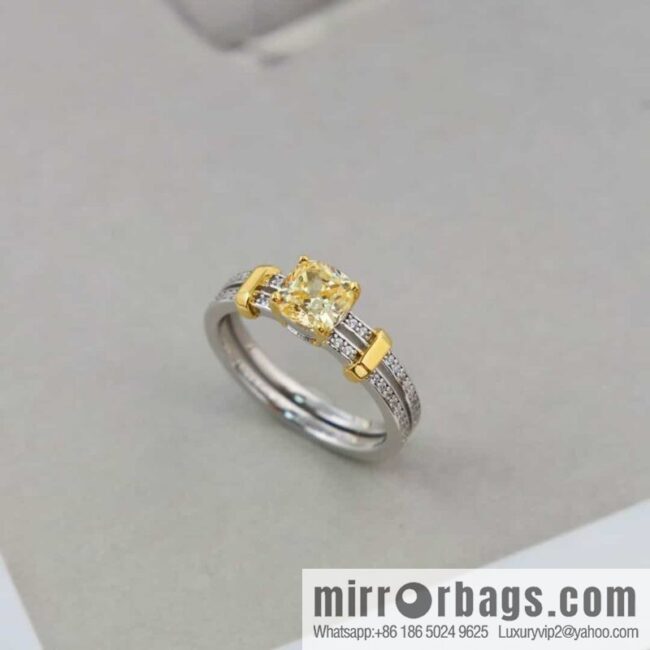 New ☑️ Tiffany & Co. Square Yellow Diamond Ring