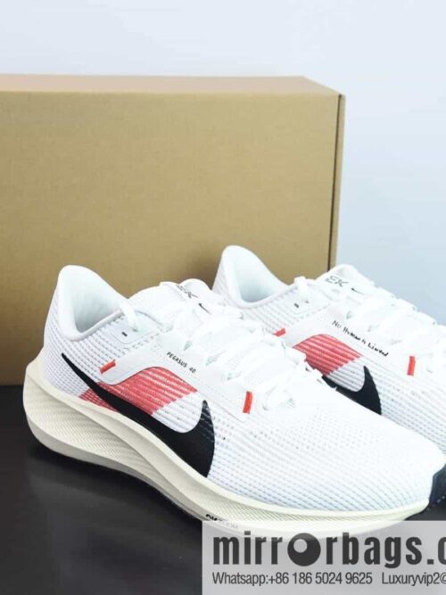 wsxc1687272884111_4-800x800safkouo1qce204573_20250709063950.jpg Air Zoom Pegasus 40 Pegasus series, white and red, black hook sneakers item number: FJ0686 100