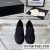 Chanel Chanel imported denim upper sheepskin foot sneakers