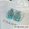 New ☑️ Chanel double c acrylic perfume bottle stud earrings