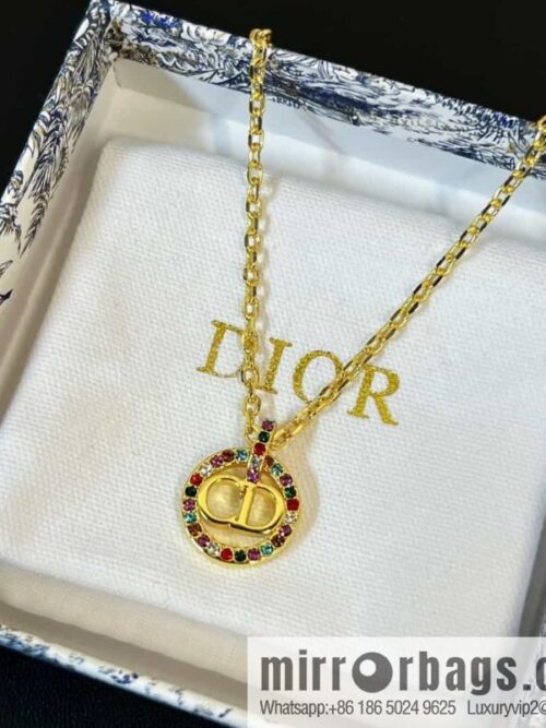 wsxc1687790328172_0-800x800qsr1o10j5lr163104_20250705171820.jpg New ☑️ DIOR Diamond Round CD Necklace