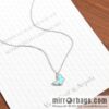 Van Cleef & Arpels Sweet Alhambra mini turquoise butterfly necklace, bracelet, stud earrings