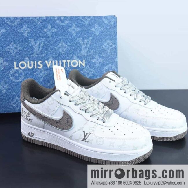NIke Air Force 1 \'07 Low \"LV Joint Night Elf - Dark Grey Cowboy\" Air Force One, low top, item number: CV0670-300
