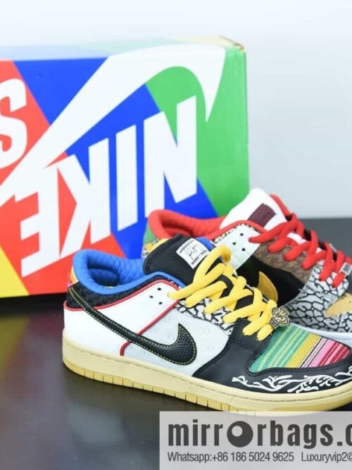 wsxc1687958044781_4-800x800sly2ggye5mz201258_20250709050657.jpg NK SB Dunk Low \"What The Paul\" Color patchwork asymmetrical mandarin duck low-top sneakers SKU: CZ2239-600