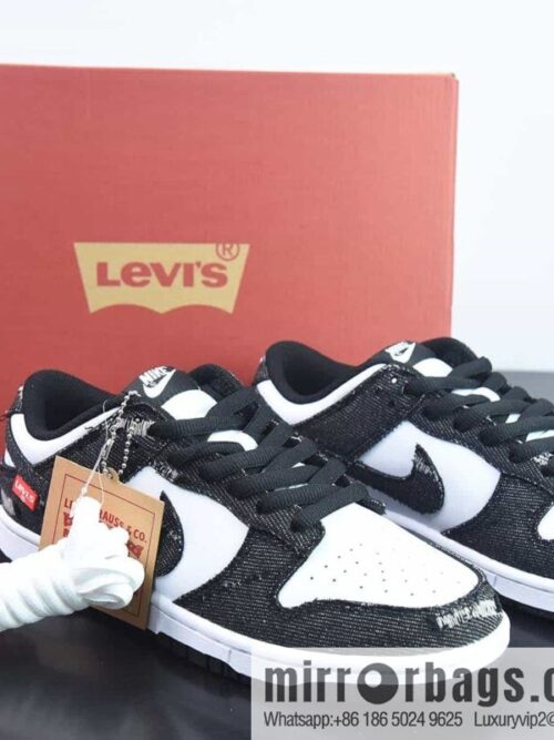 wsxc1687958047480_4-800x800j1cqen0gbhf201236_20250709050624.jpg Nike By You SB Dunk Low Retro SP Dunk series low-top casual sports skateboard shoes \"patchwork white and black jacquard denim\" Item number: LE0021-006