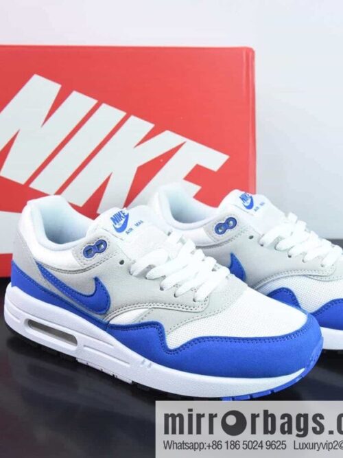 wsxc1687958048325_4-800x800c03cyqiyega201225_20250709050609.jpg Nike Air Max 1 PRM Corporate Version Vintage Casual Running Shoes, White and Blue, Item Number: 908375 102