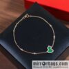 Qeelin Petite Wulu Rose Gold Diamond and Agate Bracelet