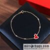 Qeelin Petite Wulu Rose Gold Diamond and Agate Bracelet