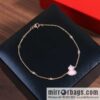 Qeelin Petite Wulu Rose Gold Diamond and Agate Bracelet