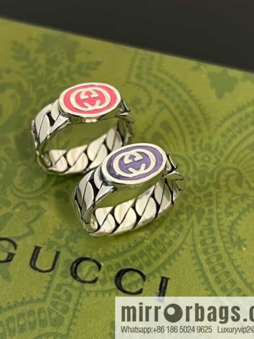 wsxc1688220074905_0-800x800qpcovlhrtpa158669_20250705141231.jpg New Gucci Gucci letter double G enamel drip ring