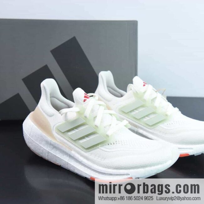 Adi AD Pure Boost 2023 Light \"Mint/White\" 23 edition flick UB series low top socks knit breathable cushioning casual sports jogging shoes