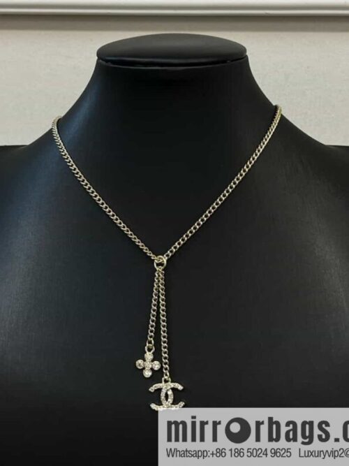 wsxc1688652879869_0-800x800safxq1eaxm1158421_20250705140421.jpg New ☑️ Chanel double c rhombus full diamond tassel necklace